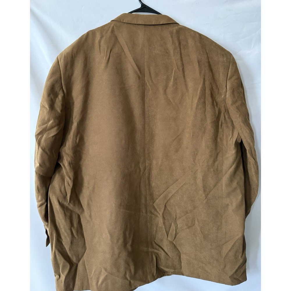 NWT Comfort Zone Sz 60  Men's Sport Coat Blazer Med Autumn Brown - Picture 3 of 6